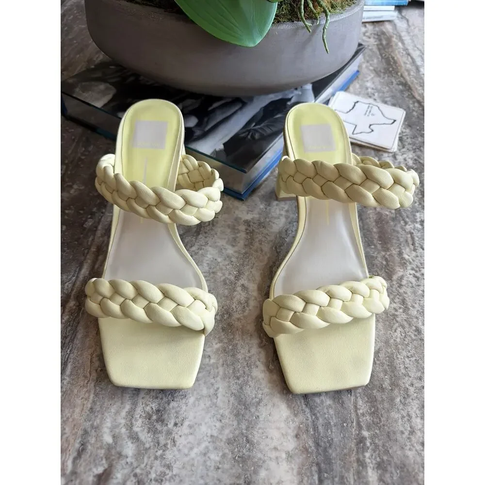 Dolce Vita Size V-PAILY  LEMON CREAM STELLA SANDALS Size: 10